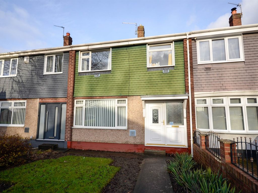 3 bed terraced house for sale in Rokeby View, Gateshead NE9, £114,000