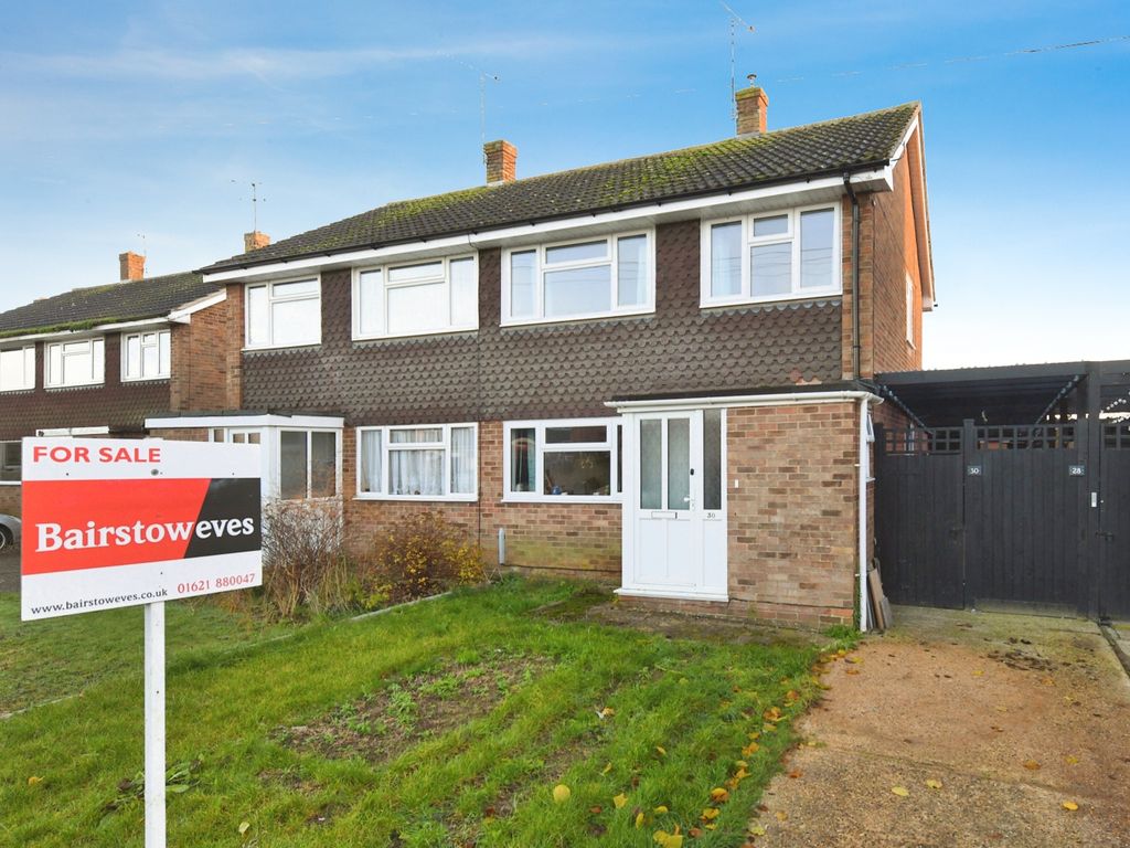 3 bed semi-detached house for sale in Bate-Dudley Drive, Bradwell-On-Sea, Southminster, Essex CM0, £300,000