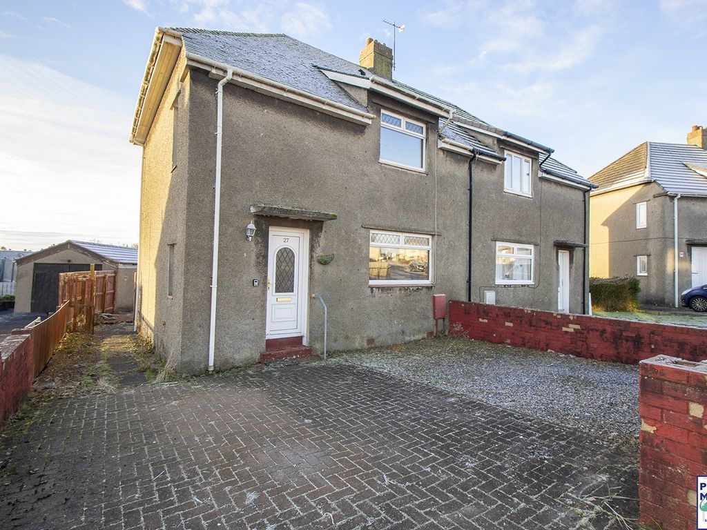 3 bed semi-detached house for sale in Druid Drive, Kilwinning KA13, £69,995