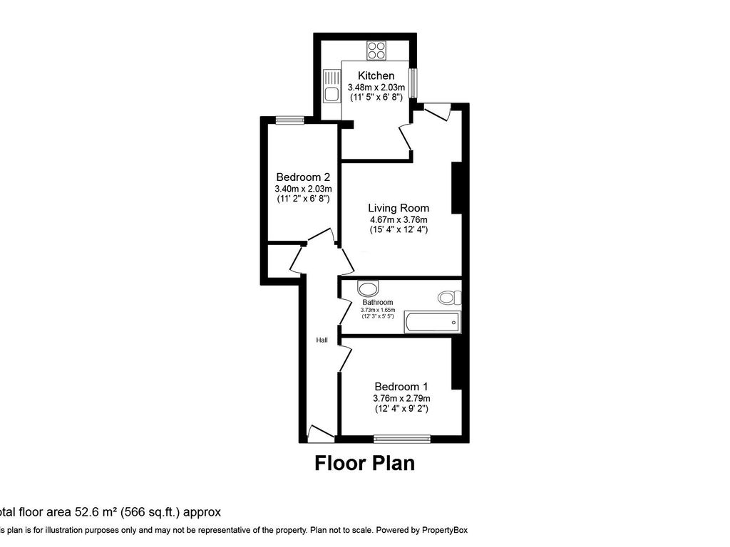 2 bed flat for sale in Hedworth Lane, Boldon Colliery NE35, £85,000