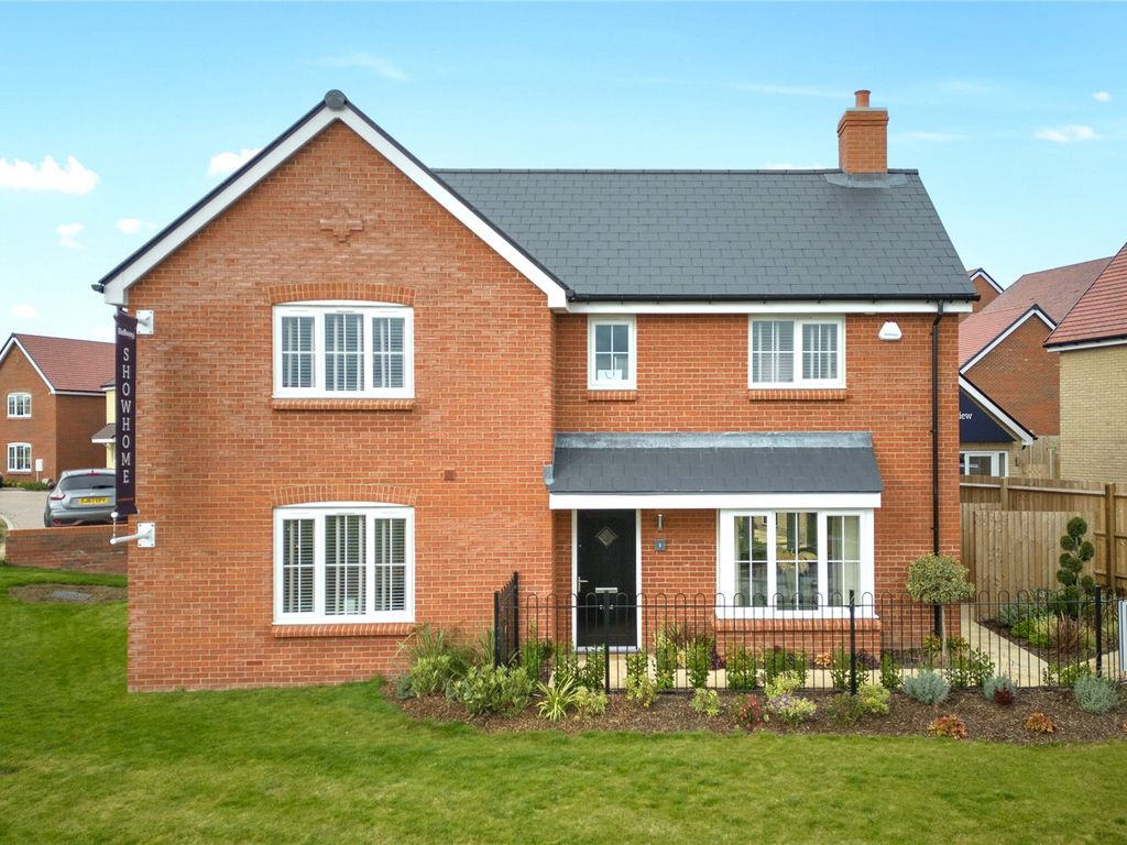 New home, 4 bed detached house for sale in Poppy View, Thaxted Road, Saffron Walden, Essex CB10, £749,995