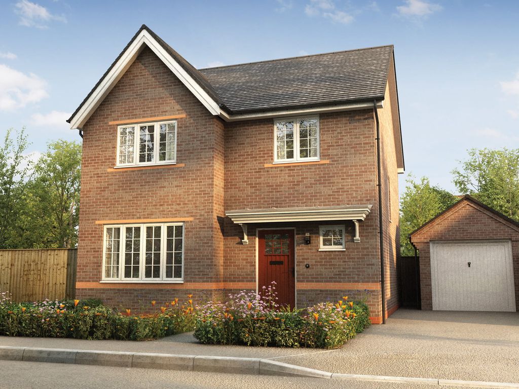 New home, 4 bed detached house for sale in "The Hopkins" at Chetwynd Aston, Newport TF10, £399,950