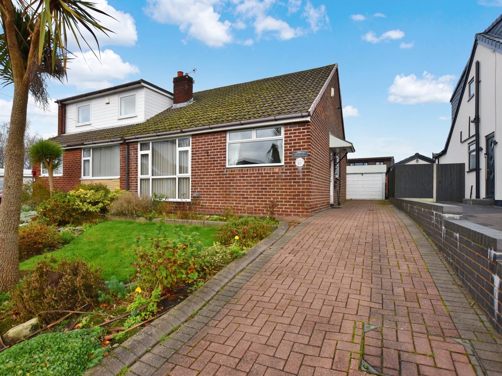 2 bed semi-detached bungalow for sale in Heaton Avenue, Little Lever, Bolton BL3, £190,000