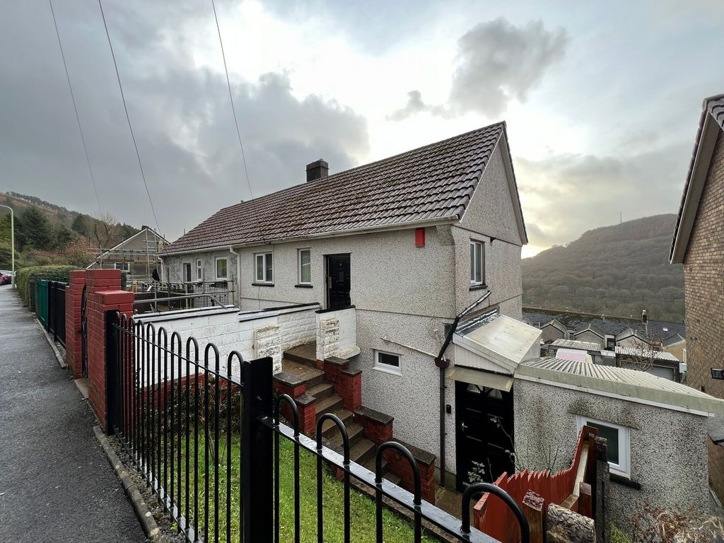 3 bed semi-detached house for sale in Danycoed Pentre -, Pentre CF41, £85,000