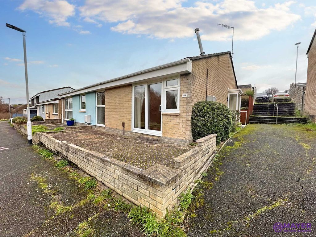 2 bed semi-detached bungalow for sale in Downfield Way, Plymouth PL7, £175,000
