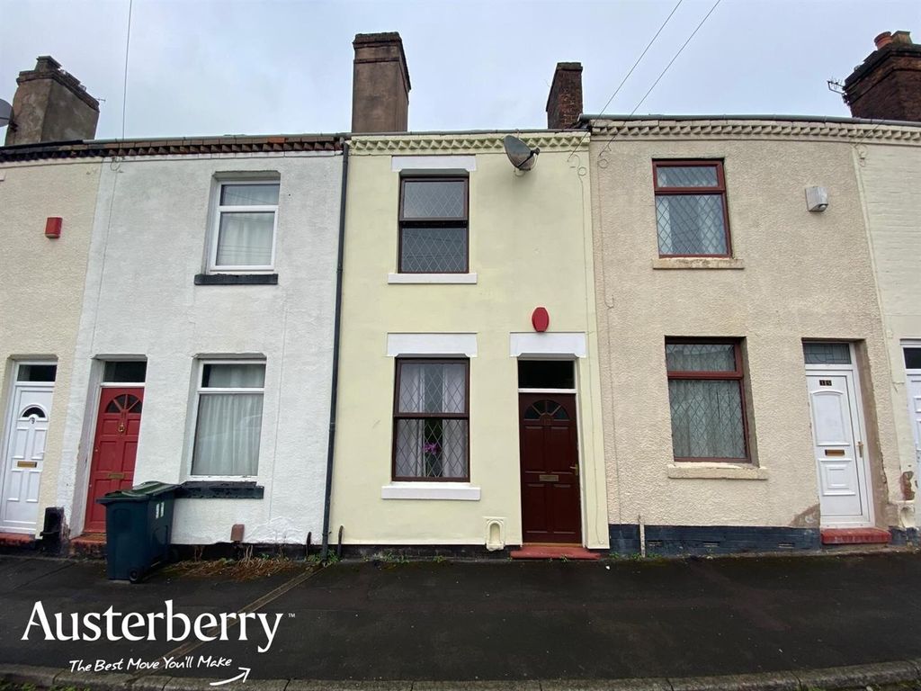 2 bed terraced house for sale in Minshall Street, Mount Pleasant, Stoke-On-Trent ST4, £75,000