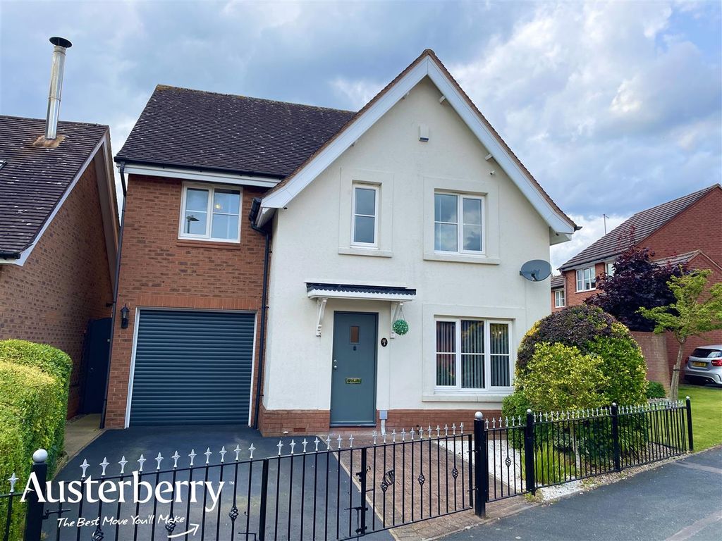 4 bed detached house for sale in Jersey Crescent, Lightwood, Stoke On Trent, Staffordshire ST3, £330,000