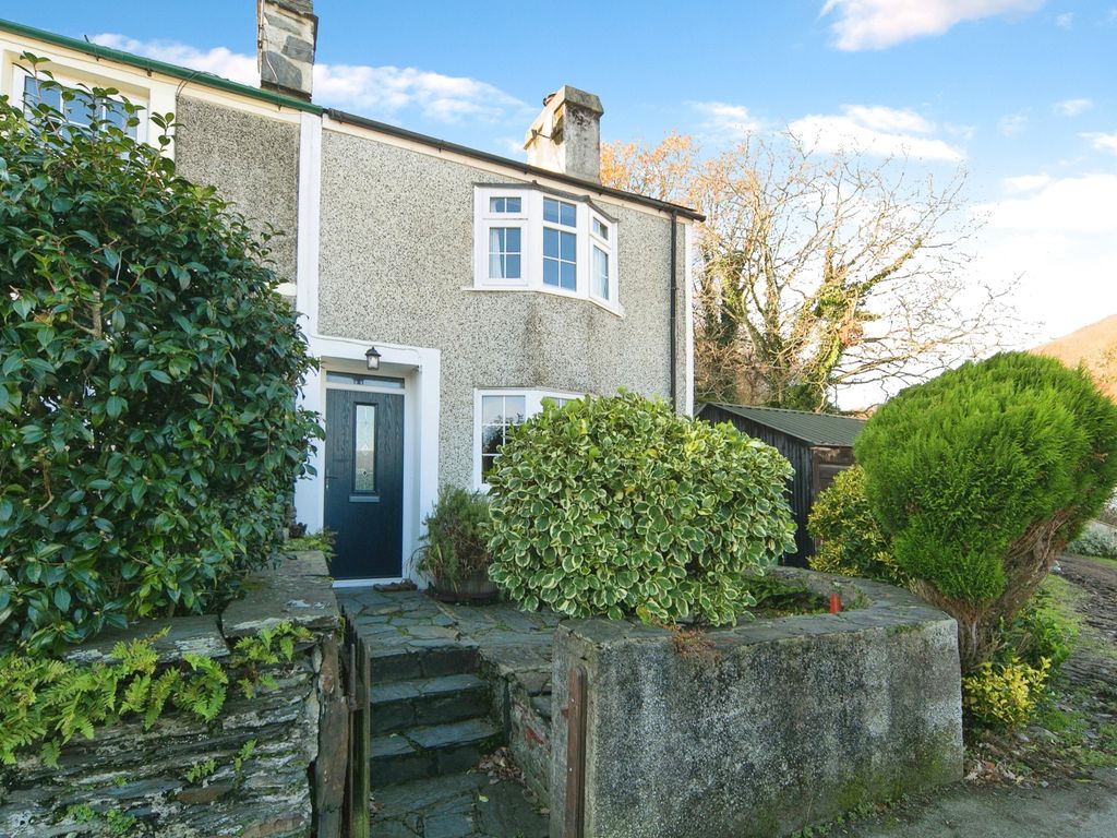 2 bed end terrace house for sale in Glyn Terrace, Borth-Y-Gest, Porthmadog, Gwynedd LL49, £250,000