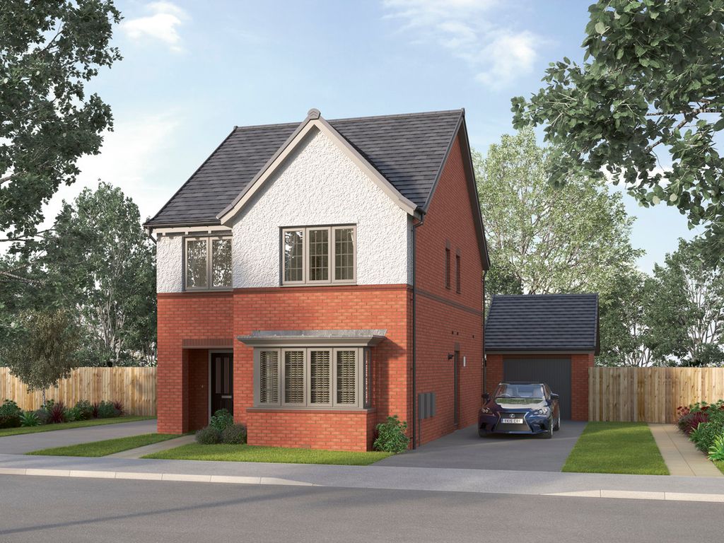 New home, 4 bed detached house for sale in "The Finsbury" at Etwall Road, Mickleover, Derby DE3, £355,000