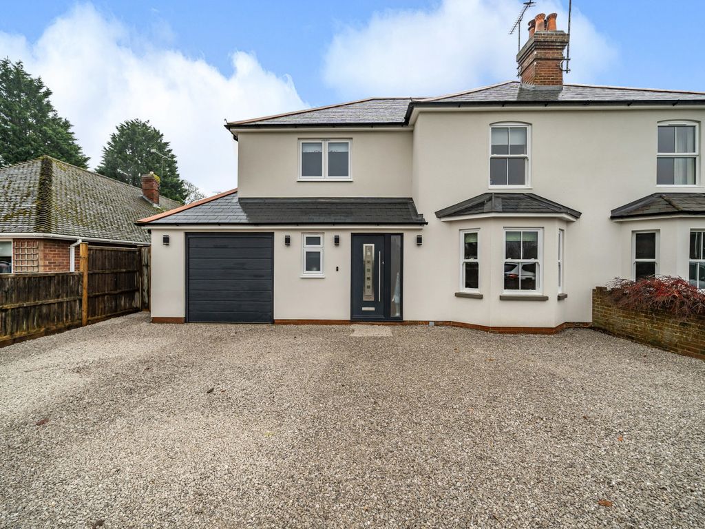4 bed semi-detached house for sale in Recreation Road, Rowledge, Farnham, Surrey GU10, £995,000