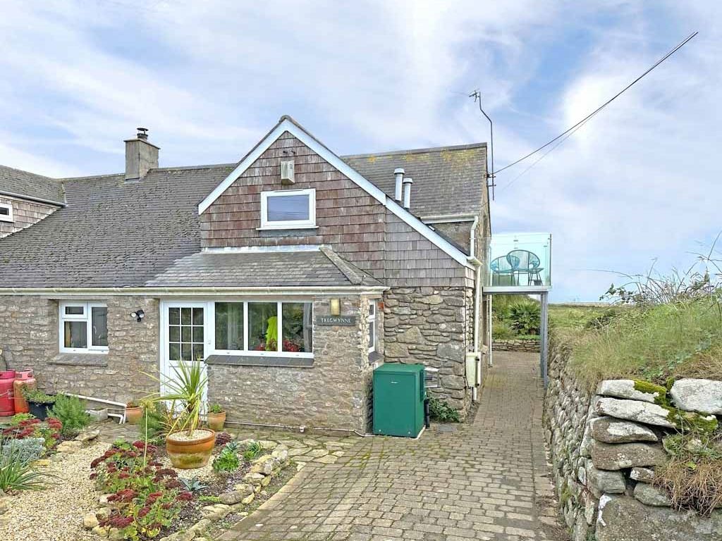 2 bed end terrace house for sale in Nr. Rinsey Cove, Helston, Cornwall TR13, £450,000