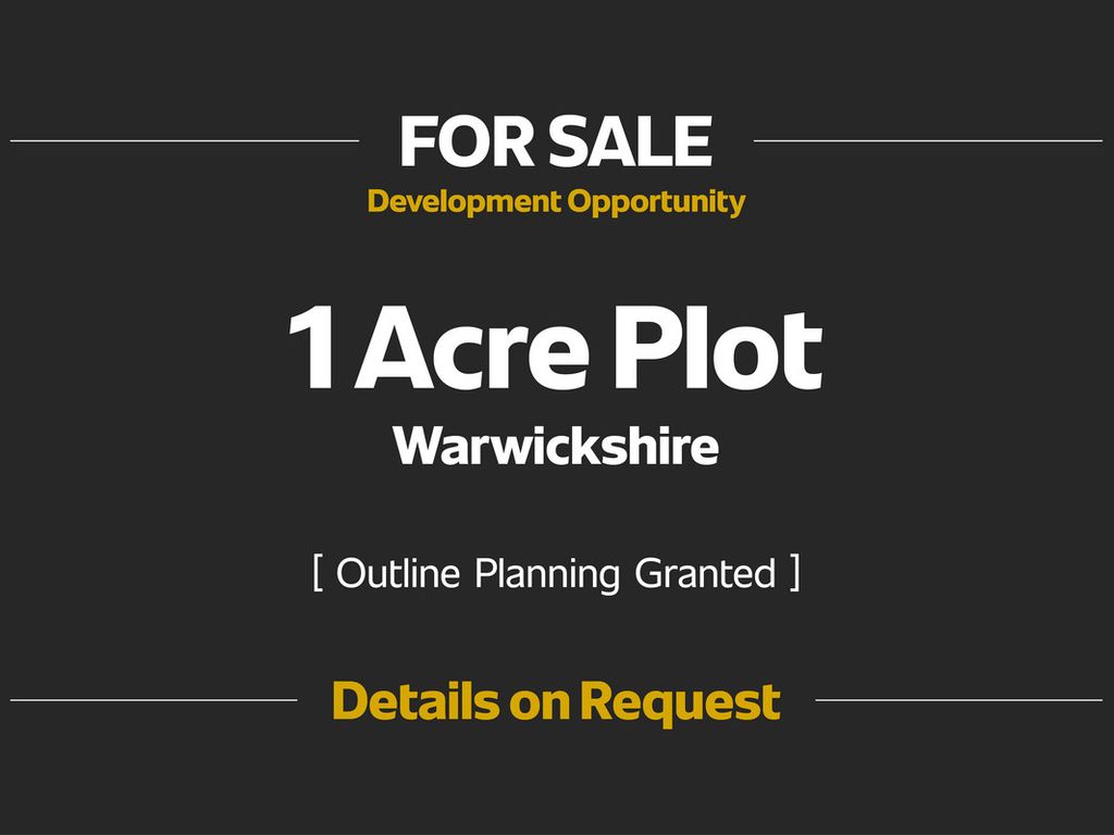 Land for sale in Development Opportunity, Bulkington CV12, £1,200,000
