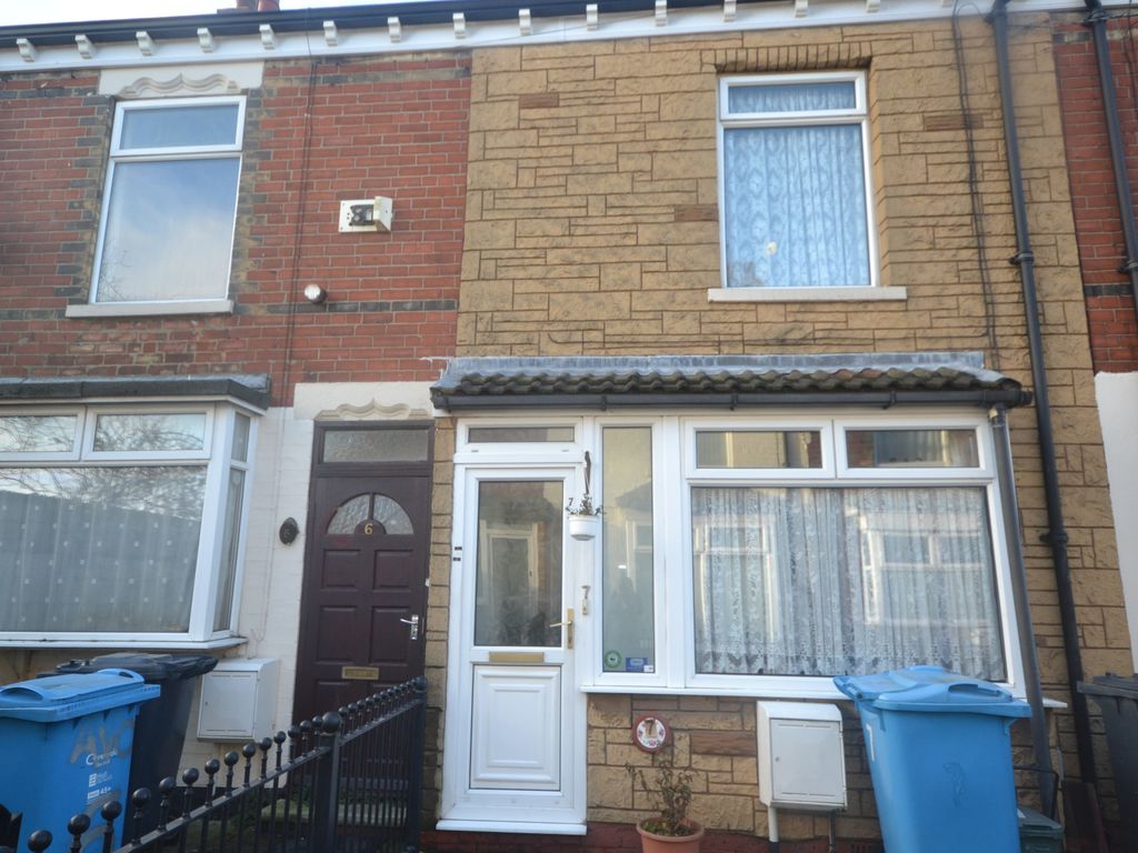 2 bed terraced house for sale in Avon Vale, Hull HU9, £80,000