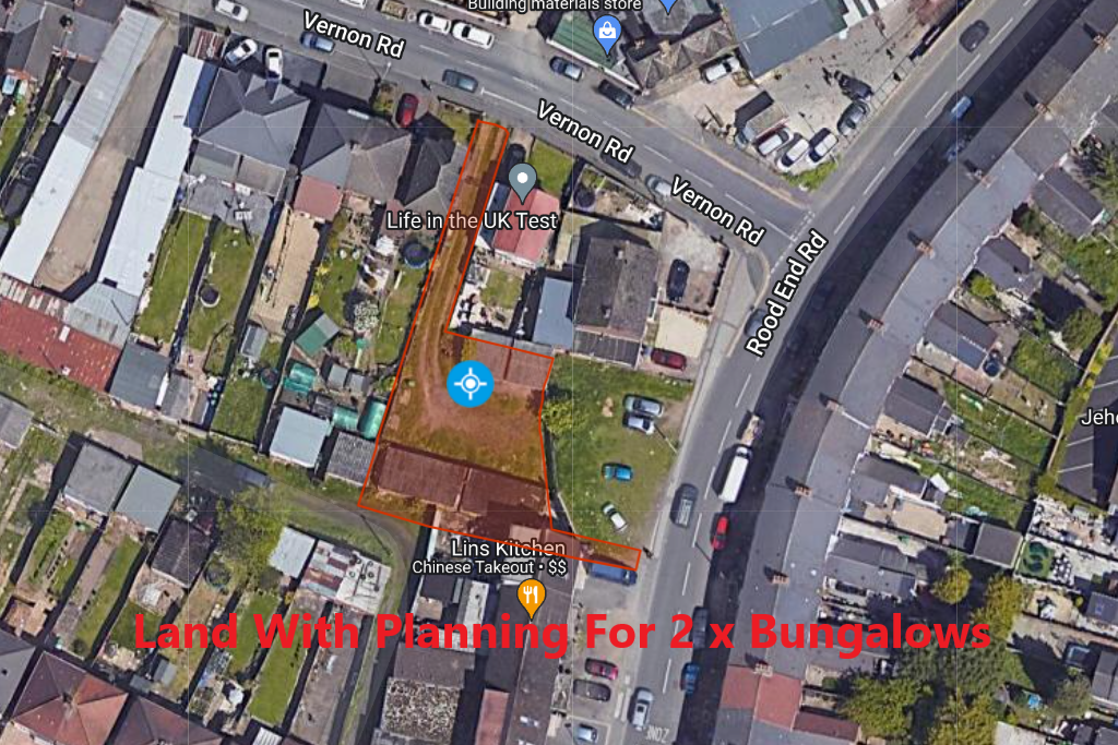 Land for sale in Rood End Road, Oldbury B68, £205,000