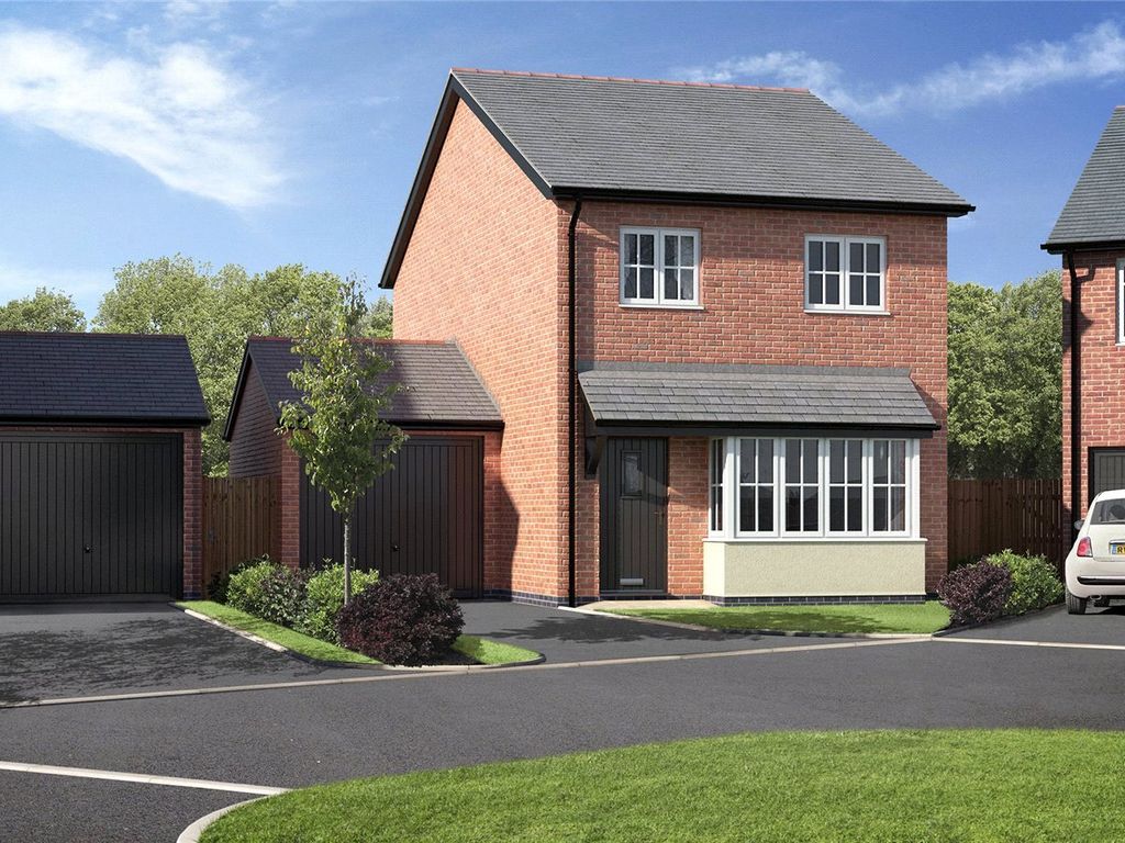 New home, 3 bed detached house for sale in Plot 35 Oaks Meadow, Sarn, Newtown, Powys SY16, £245,000