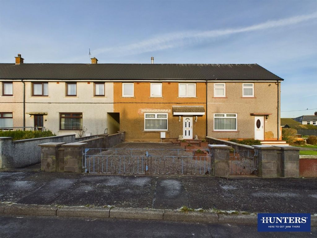 3 bed terraced house for sale in Gullielands Place, Eastriggs, Annan DG12, £110,000