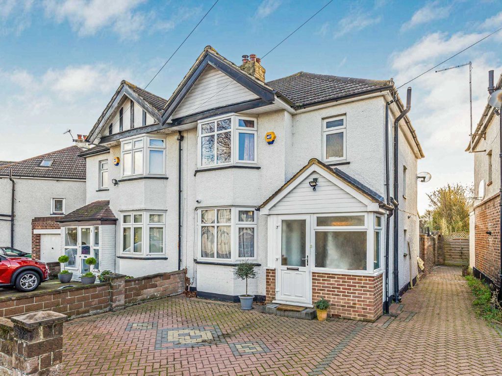 3 bed semi-detached house for sale in Kingsmead Avenue, Tolworth, Surbiton KT6, £729,950