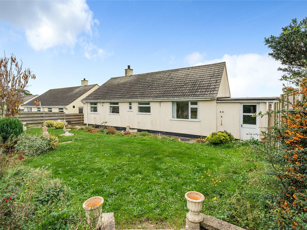 3 bed bungalow for sale in Tregender Road, Crowlas, Penzance, Cornwall TR20, £350,000