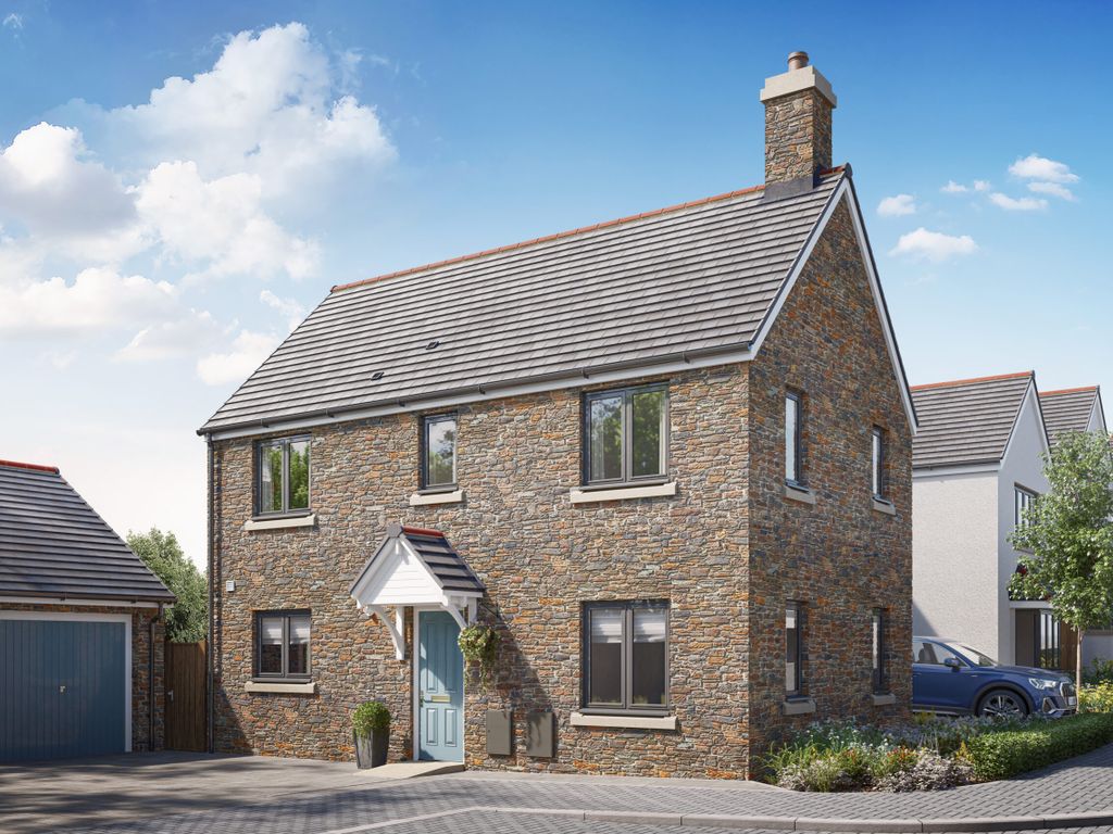 New home, 3 bed detached house for sale in Budd Close, North Tawton EX20, £319,995