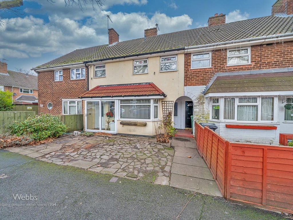 3 bed terraced house for sale in Bloxwich Lane, Walsall WS2, £130,000