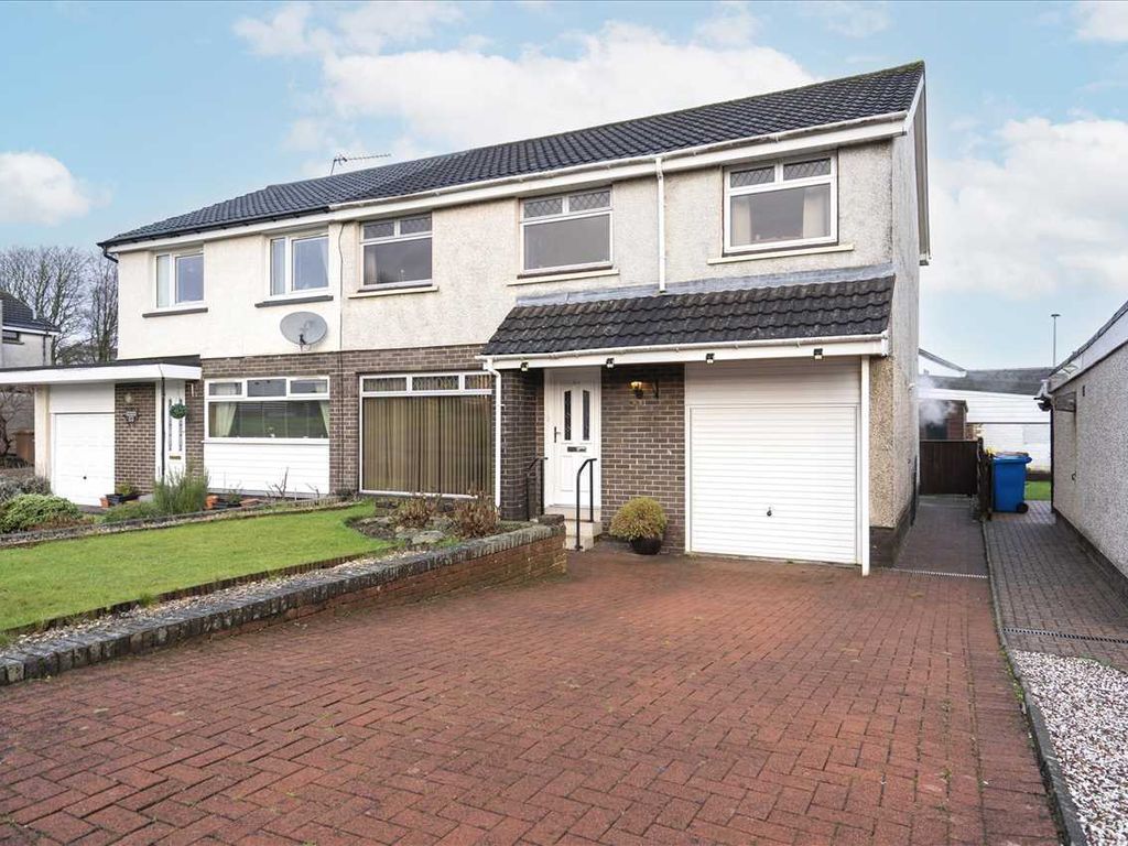 4 bed semi-detached house for sale in Dochart Crescent, Polmont, Falkirk FK2, £209,000