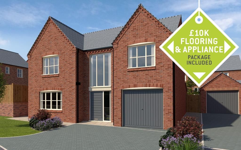 New home, 4 bed detached house for sale in Highstairs Lane, Stretton, Alfreton DE55, £499,950