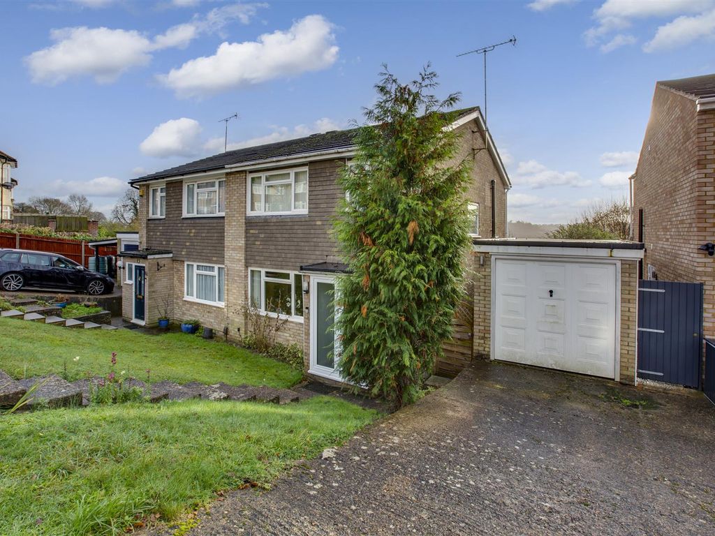 3 bed semi-detached house for sale in Kestrel Close, Downley, High Wycombe HP13, £497,500