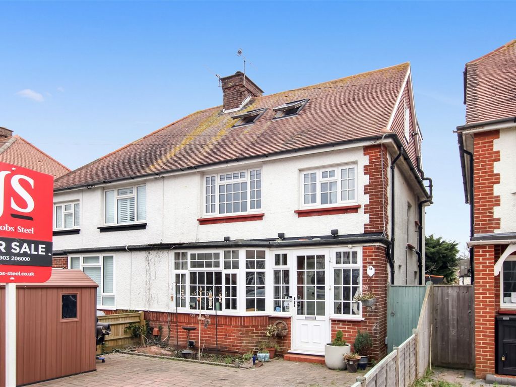5 bed semi-detached house for sale in Haynes Road, Tarring, Worthing BN14, £550,000