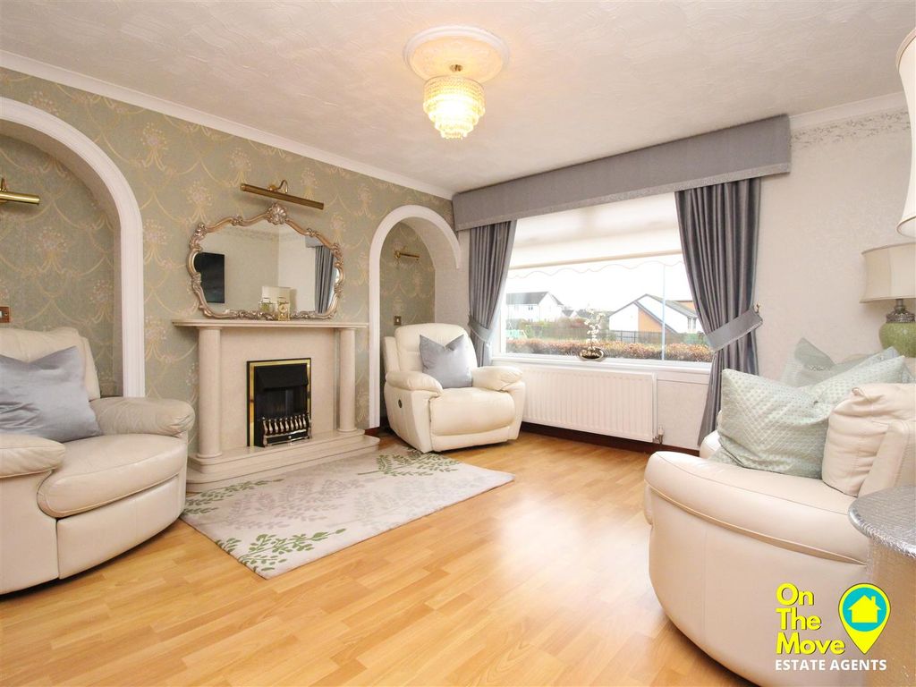 3 bed terraced house for sale in South Commonhead Avenue, Airdrie ML6, £109,999