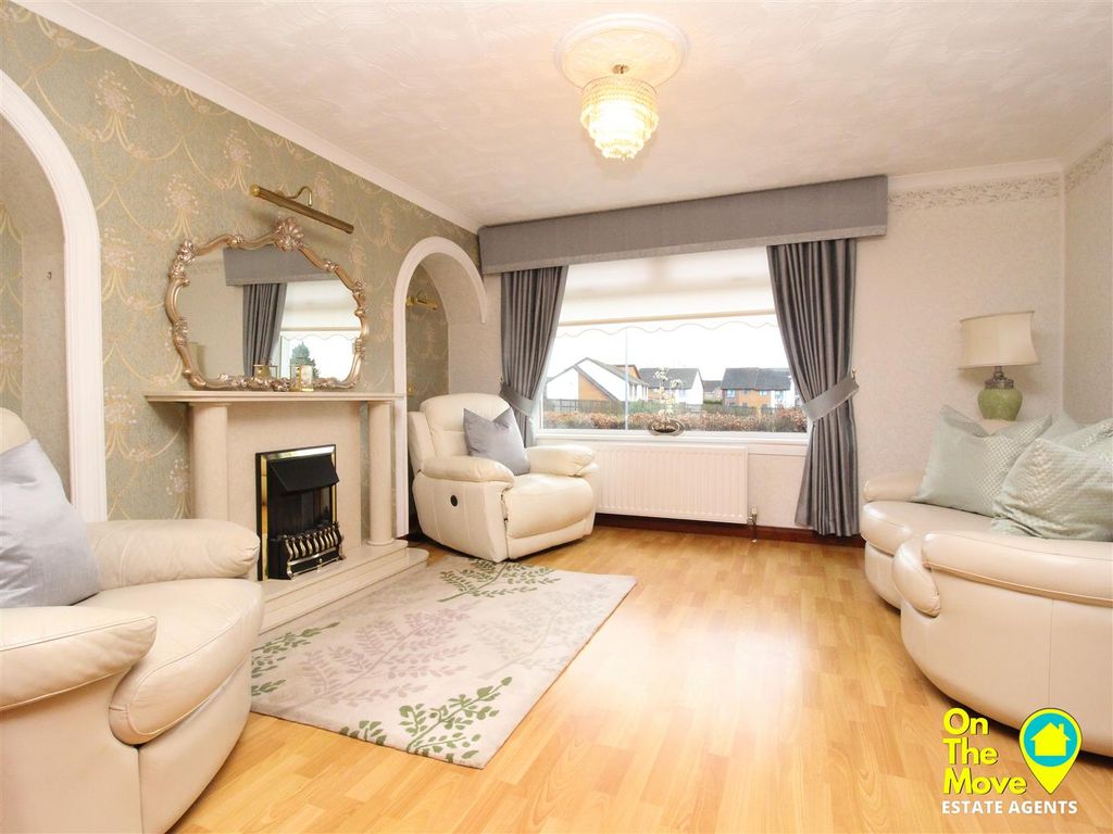 3 bed terraced house for sale in South Commonhead Avenue, Airdrie ML6, £109,999