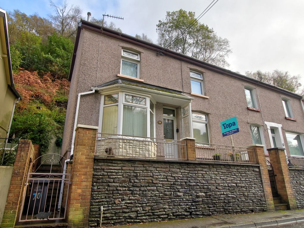3 bed end terrace house for sale in Blaencuffin Road, Llanhilleth, Abertillery NP13, £110,000