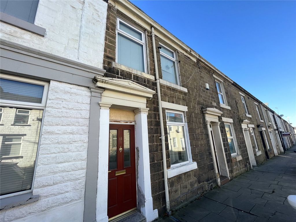 2 bed terraced house for sale in Barnes Street, Clayton Le Moors, Accrington, Lancashire BB5, £60,000
