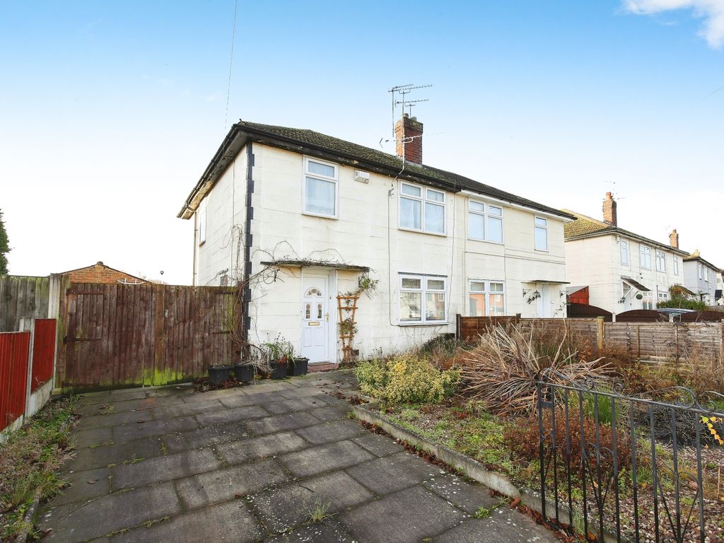 3 bed semi-detached house for sale in Aldersey Road, Crewe CW2, £170,000