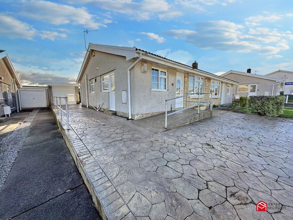 2 bed semi-detached bungalow for sale in Ridgewood Gardens, Cimla, Neath, Neath Port Talbot. SA11, £200,000