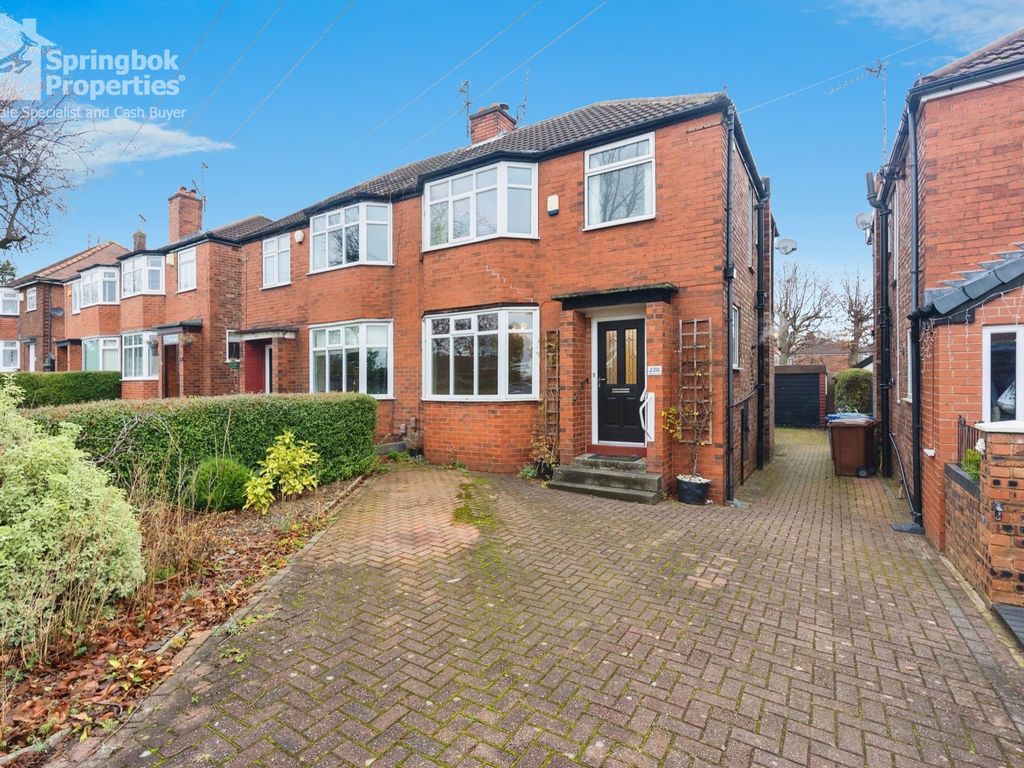 3 bed semi-detached house for sale in Didsbury Road, Stockport, Cheshire SK4, £320,000