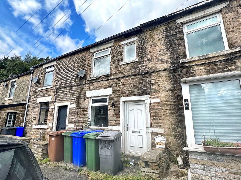 2 bed terraced house for sale in Stockport Road, Mossley OL5, £115,000