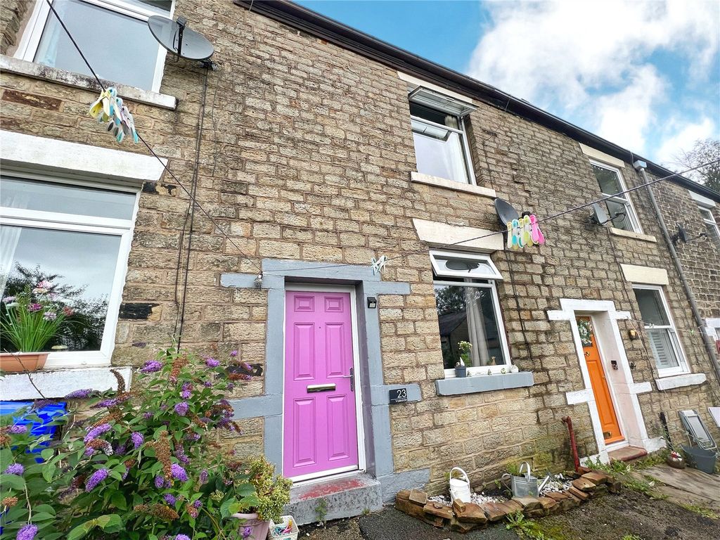 2 bed terraced house for sale in Vale Side, Mossley OL5, £140,000