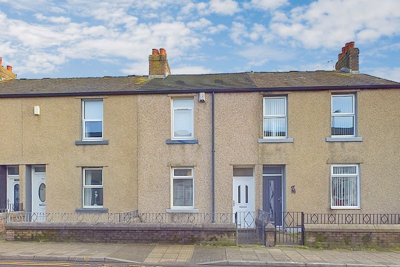 2 bed terraced house for sale in Moss Bay Road, Workington CA14, £69,950
