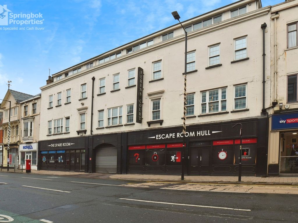 1 bed flat for sale in Ferens Court, Hull, North Humberside HU1, £58,000