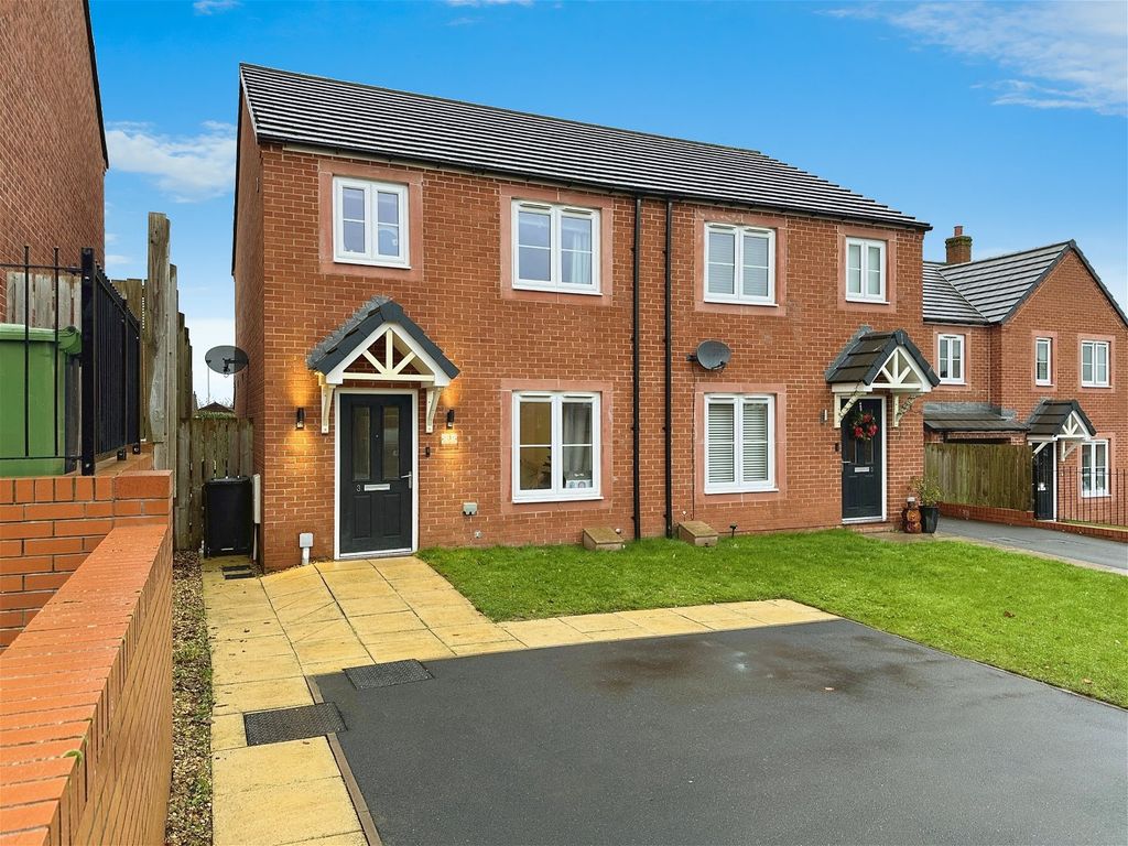 3 bed semi-detached house for sale in Ruggles Lane, Carlisle CA1, £179,995