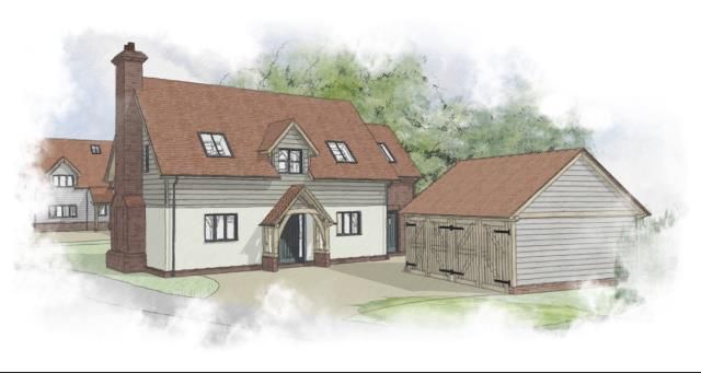 New home, 3 bed detached house for sale in Gorsley Fields, Herefordshire HR9, £750,000