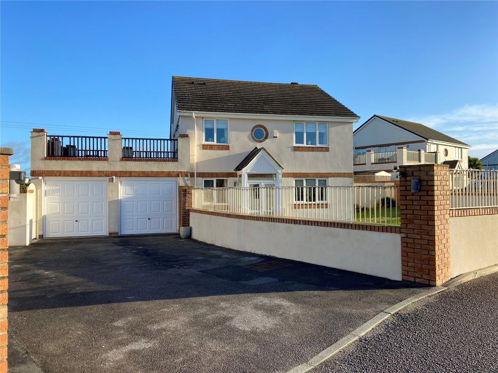 4 bed detached house for sale in Trearddur Road, Bae Trearddur, Caergybi, Trearddur Road LL65, £525,000