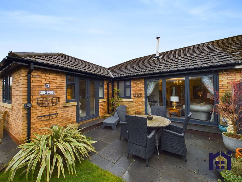 2 bed semi-detached bungalow for sale in The Hawthorns, Eccleston PR7, £300,000