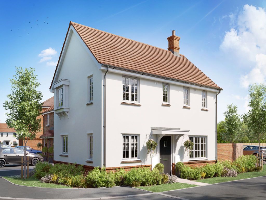 New home, 3 bed detached house for sale in "The Lockwood Corner" at Dappers Lane, Angmering, Littlehampton BN16, £455,000