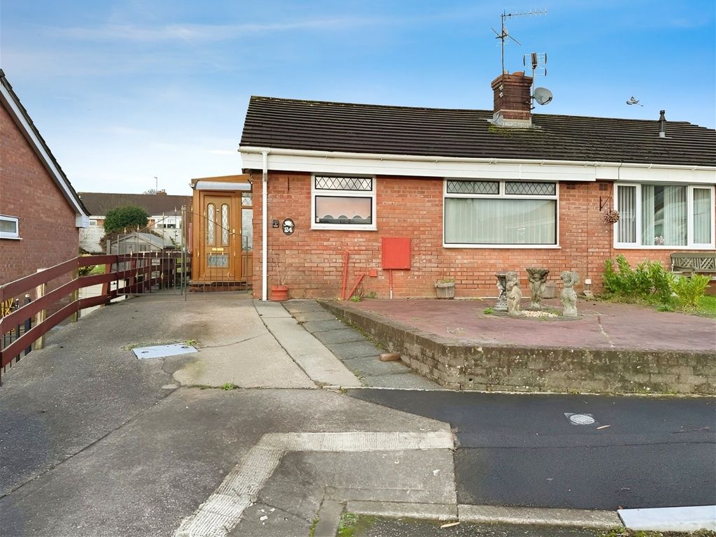 2 bed semi-detached bungalow for sale in Maes Y Siglen, Glenfields, Caerphilly CF83, £210,000