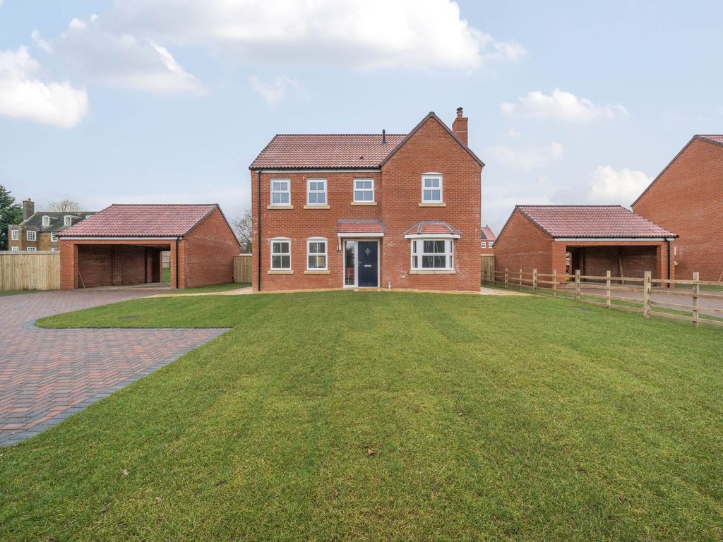 New home, 4 bed detached house for sale in York Road, Brookenby, Binbrook, Market Rasen LN8, £360,000