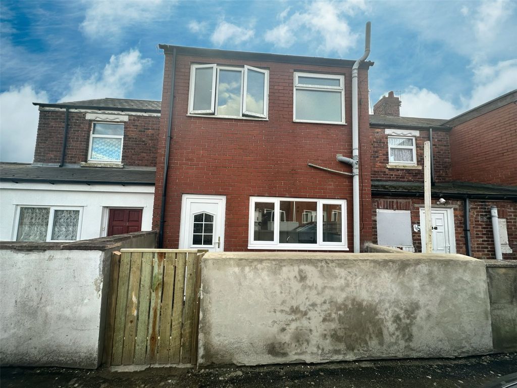 2 bed terraced house for sale in Charlotte Street, South Moor, Stanley DH9, £65,000