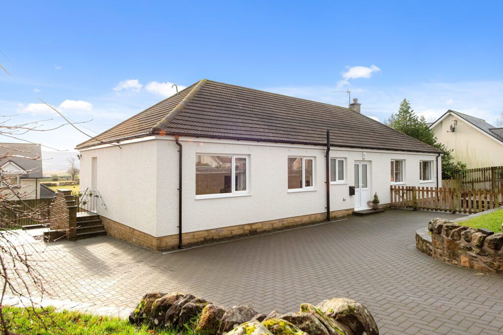 4 bed detached bungalow for sale in Norrieston Church Manse, Thornhill FK8, £320,000