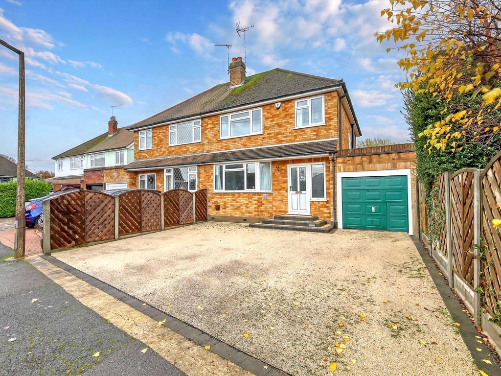 3 bed semi-detached house for sale in The Chase, Ingrave, Brentwood CM13, £575,000
