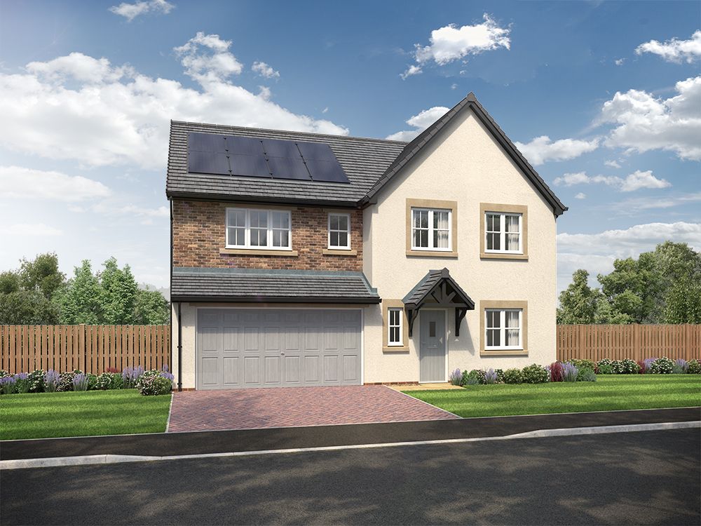 New home, 5 bed detached house for sale in "Masterton" at Durham Lane, Stockton-On-Tees, Eaglescliffe TS16, £419,995